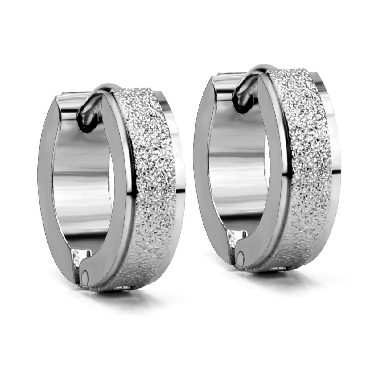 GENERICO - Aros de Acero Huggie - Mallorca Steel