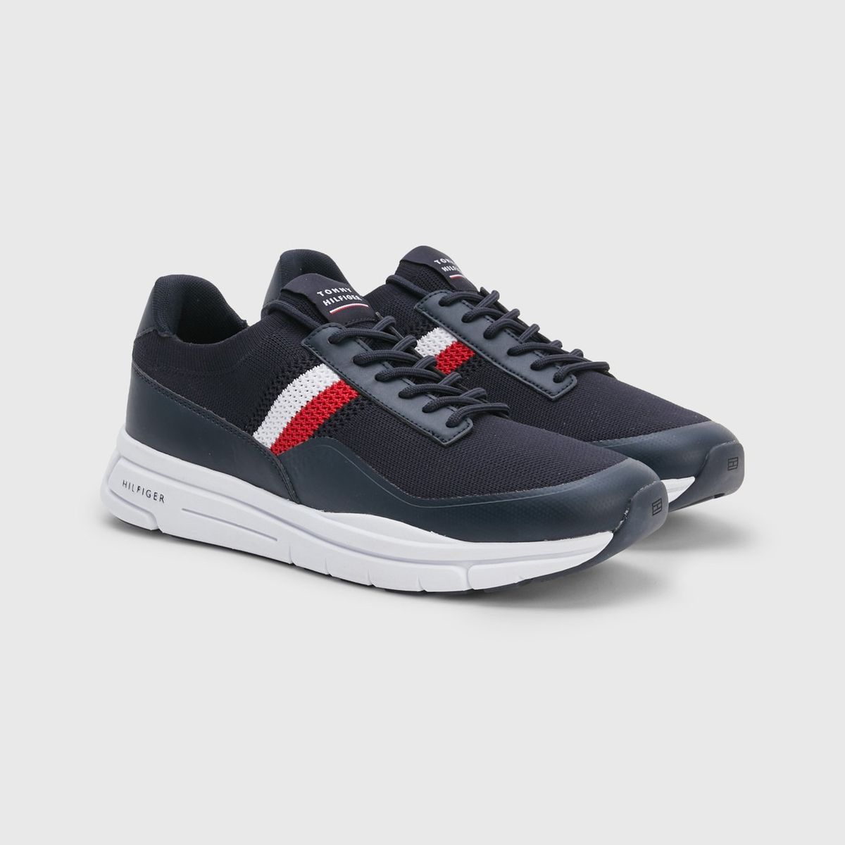 TOMMY HILFIGER - Zapatillas Light Stripe Logo Azul Tommy Hilfiger