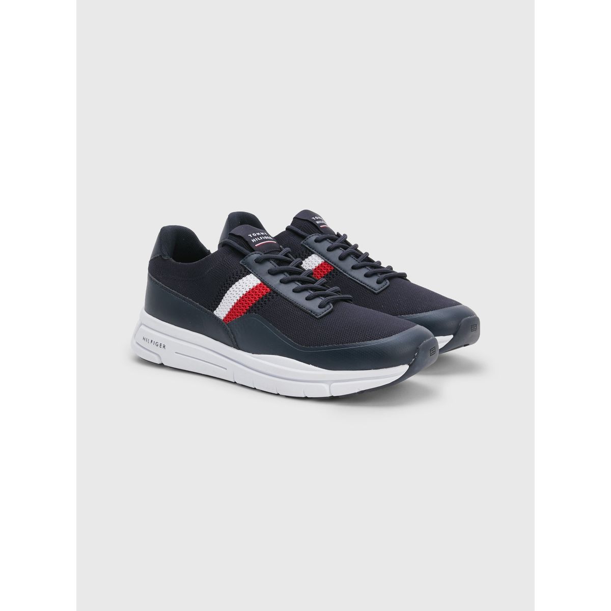 TOMMY HILFIGER - Zapatillas Light Stripe Logo Azul Tommy Hilfiger