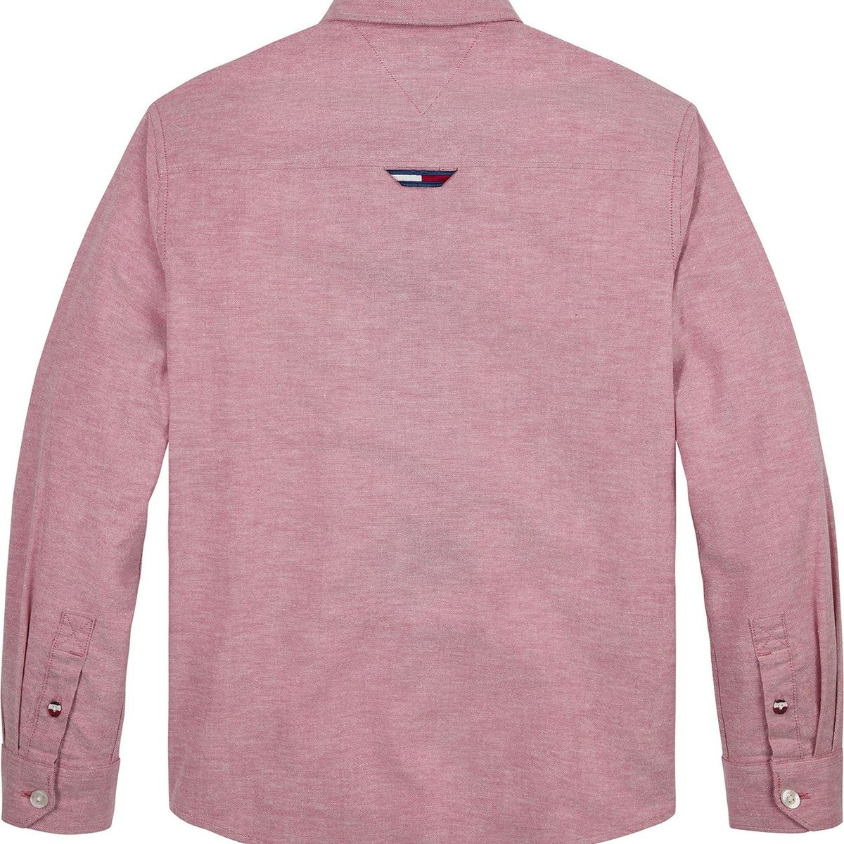 TOMMY HILFIGER - Camisa Oxford Con Logo Rosa Niño