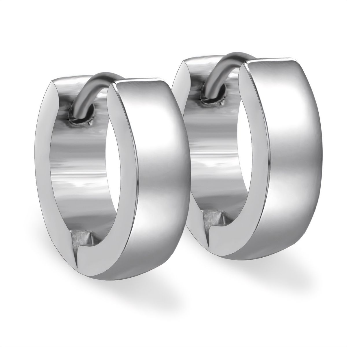 GENERICO - Aros de Acero Huggie - Ibiza Steel - 12mm