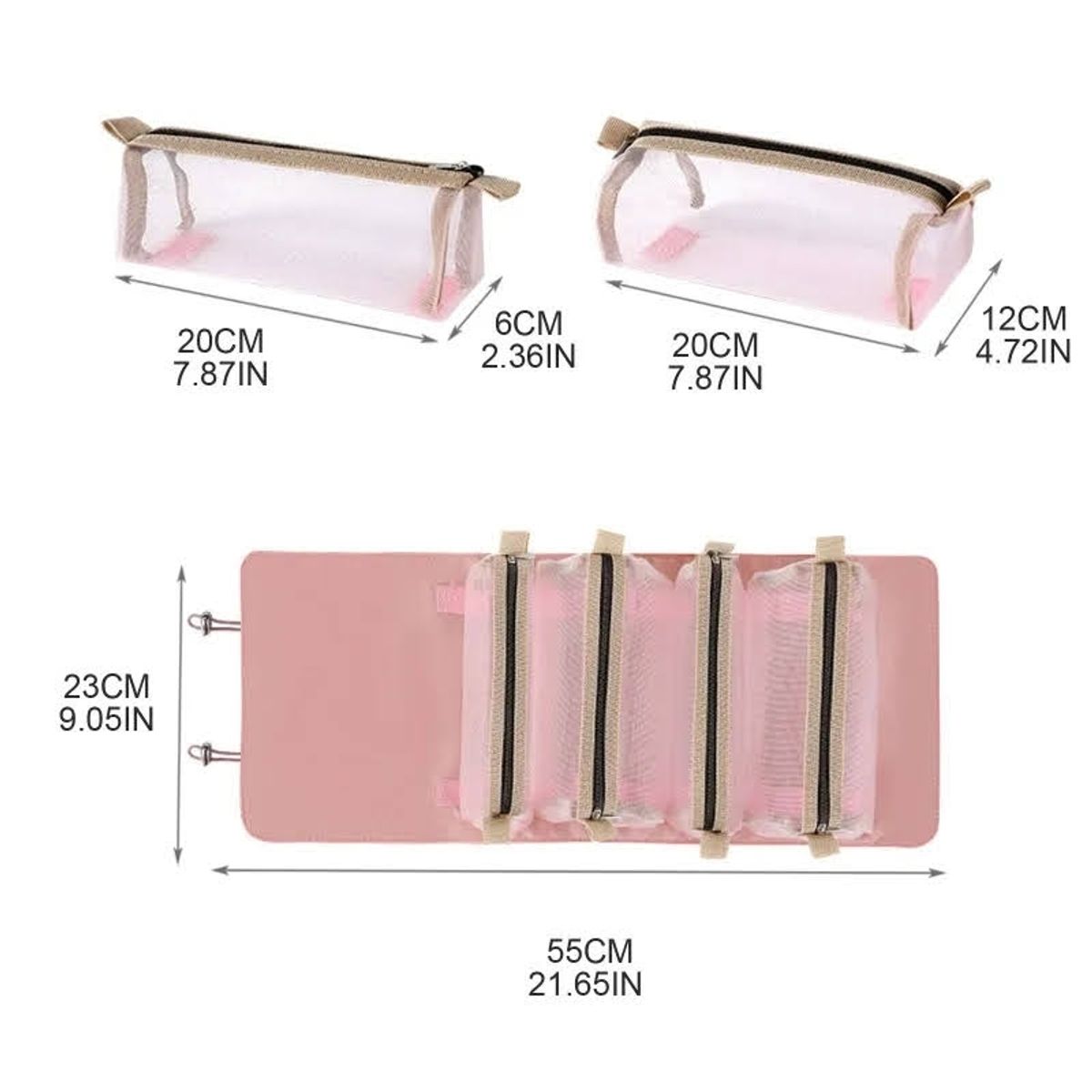 GENERICO - Estuche Maquillaje Cosmetiquero Viaje Bolso Organizador