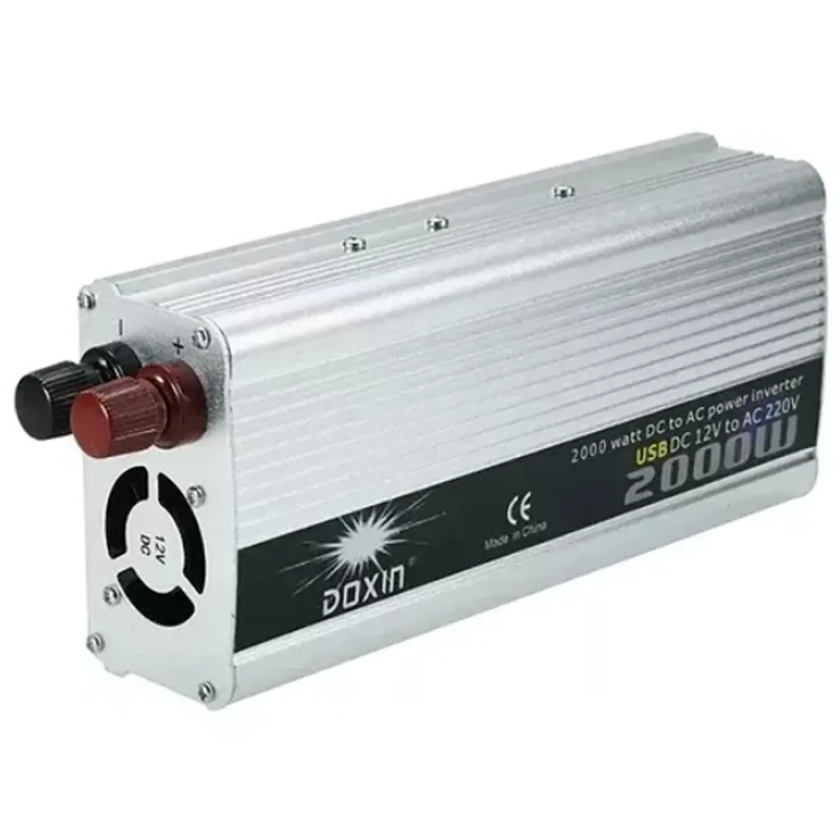 GENERICO - Inversor Conversor 2000w Usb Voltaje Corriente 12v 220v Auto