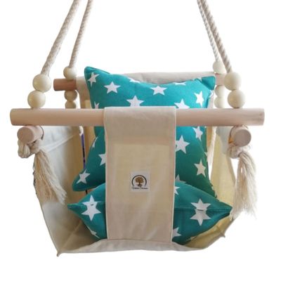 Imagen 2 del producto COLUMPIO ERGONÓMICO PARA BEBE CON CINTURON DE SEGURIDAD