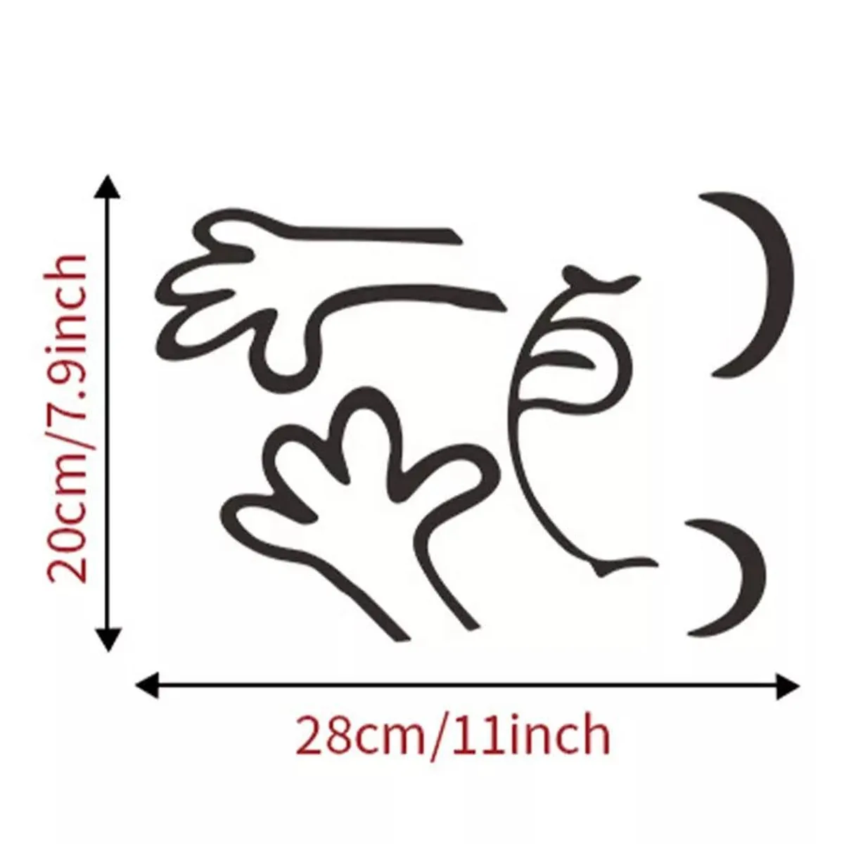 GENERICO - Stikers Autoadesivos Refrigerador Kawaii Decoración Cocina