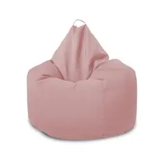 GENERICO - Puff Pera Adulto Felpa Palo Rosa Con Relleno