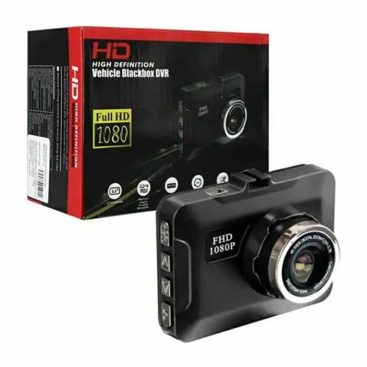 GENERICO - Camara Seguridad Automovil Vehiculo Full Hd 1080p