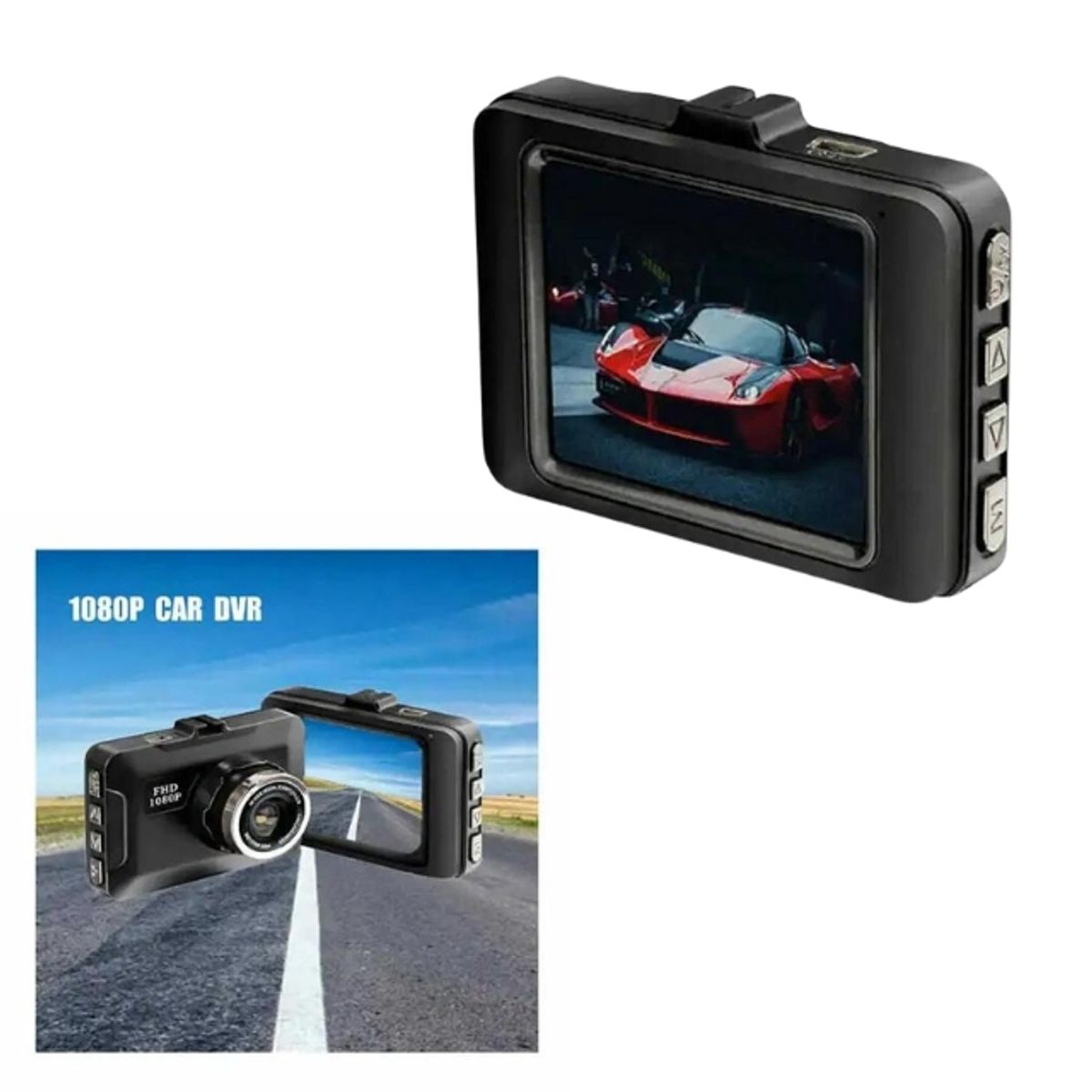 GENERICO - Camara Seguridad Automovil Vehiculo Full Hd 1080p