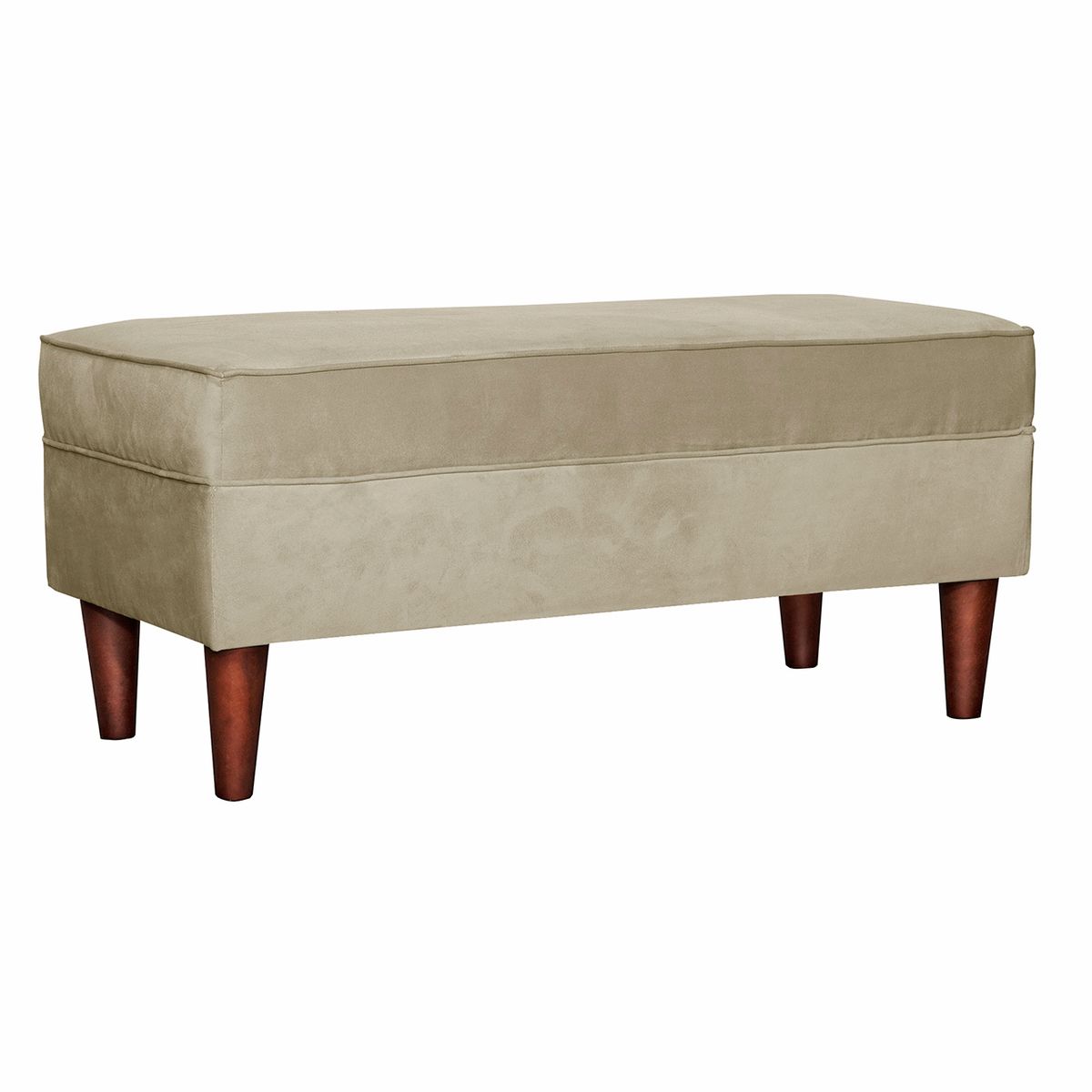 MASEL - Banqueta Florencia  100x45x42 Felpa Beige.
