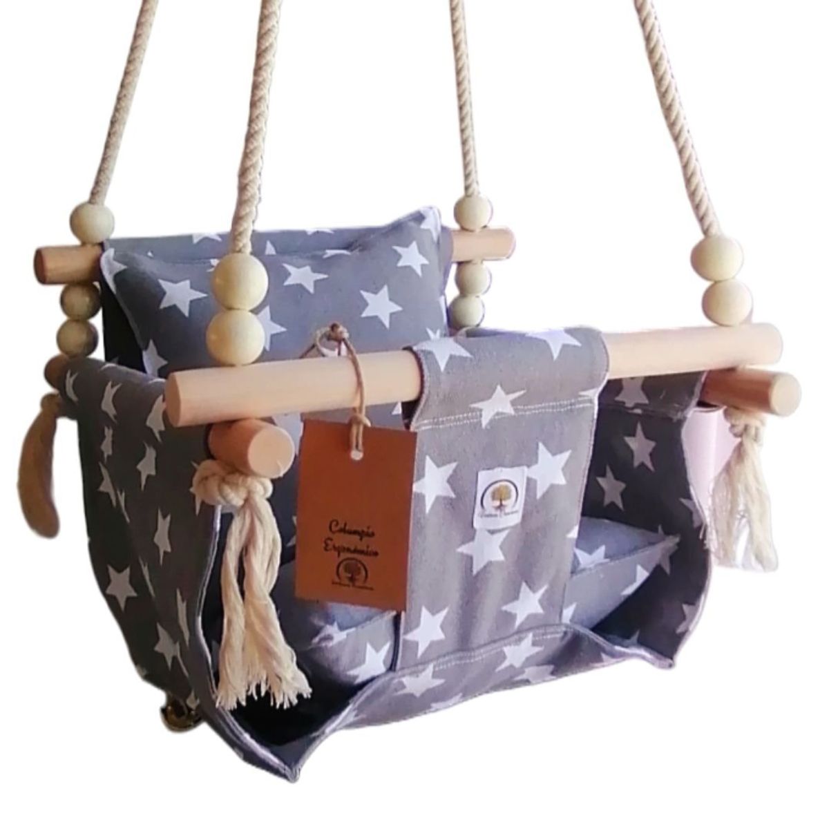 GENERICO - COLUMPIO ERGONÓMICO PARA BEBE CON CINTURON DE SEGURIDAD