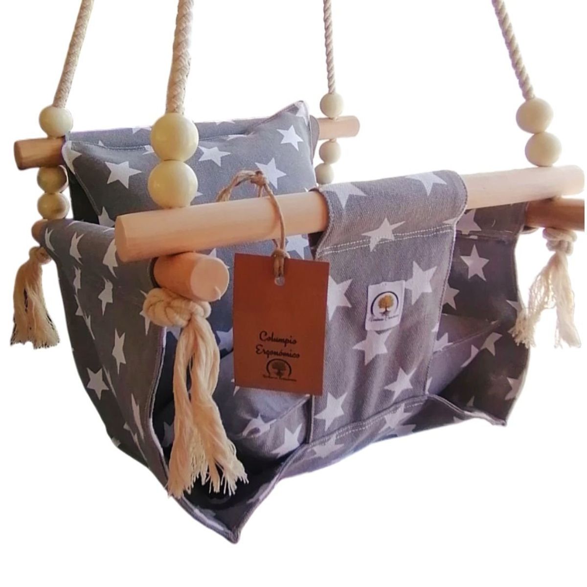 GENERICO - COLUMPIO ERGONÓMICO PARA BEBE CON CINTURON DE SEGURIDAD