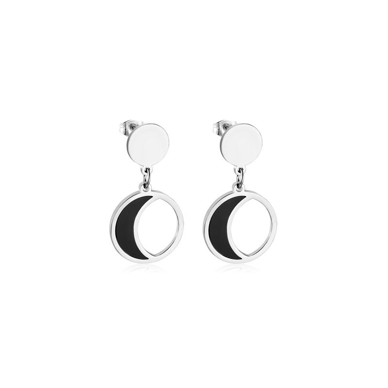 GENERICO - Aros de Acero Colgantes - Milano Black