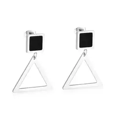 GENERICO - Aros de Acero Colgantes - Tivoli Steel Black