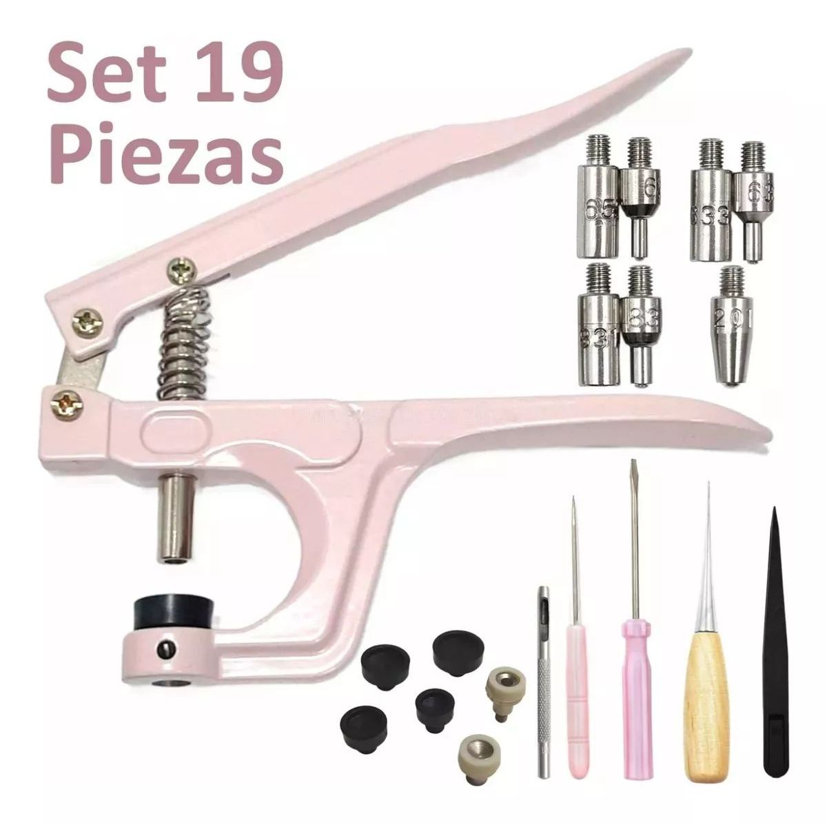 KUANGYE - Remachadora Pinza Botón Presión Broche Metal Snaps Kam