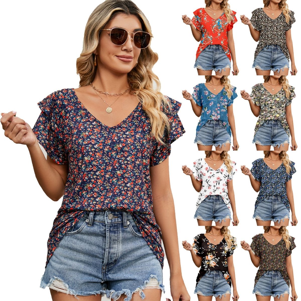 TIOZONEY - Blusa Mujer