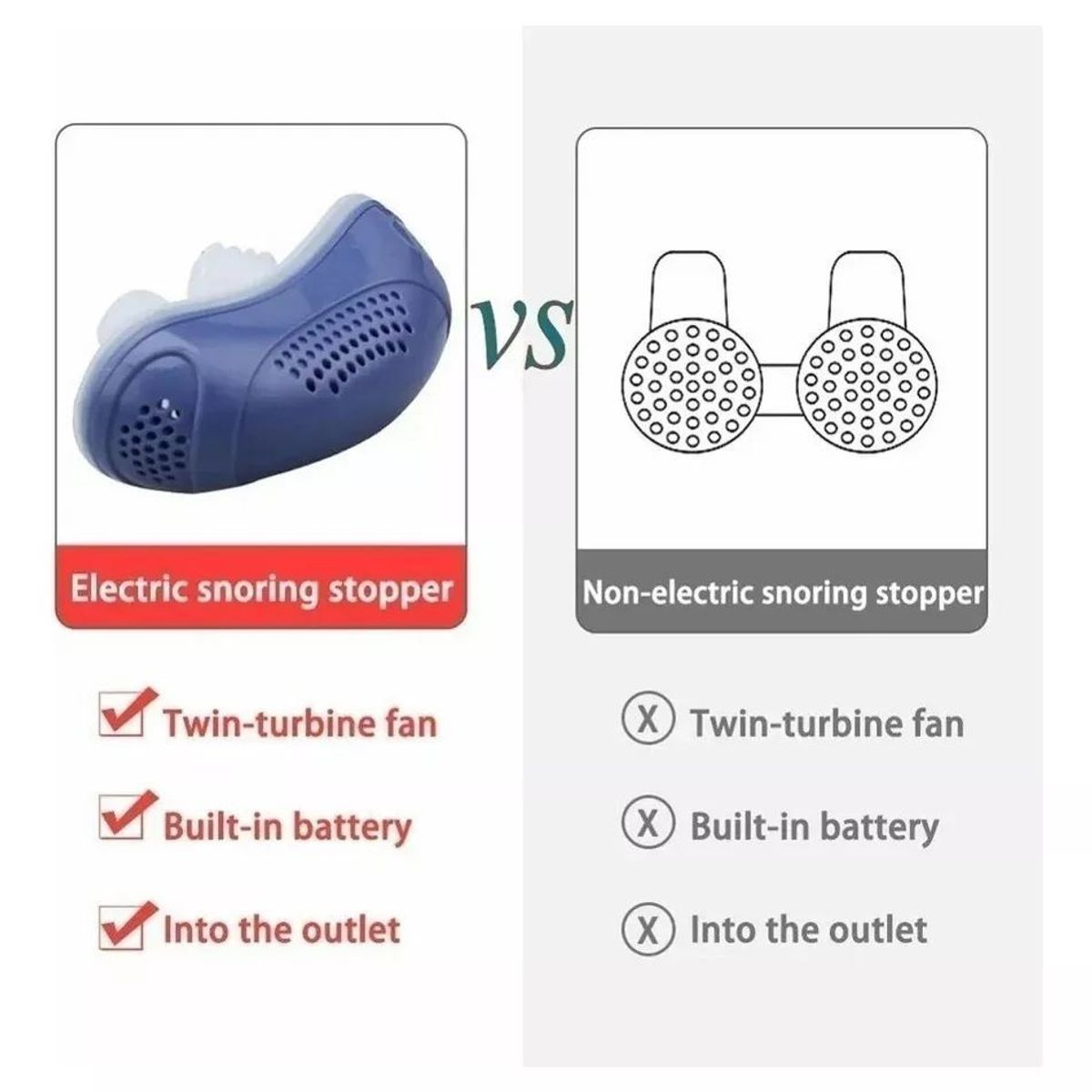KUANGYE - Anti Snoring Electronic Device For Apnea Micro Cpap
