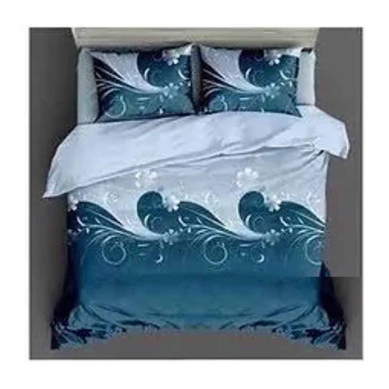 GENERICO - CUBRECAMA 2 PLAZA QUILT DE VERANO DUOCOLOR CON DISEÑO GSOL