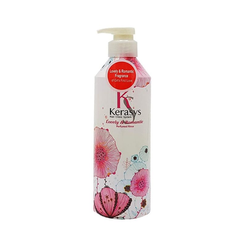 KERASYS - Acondicionador Coreano Perfume Conditioner Lovely Romantic 600 ml.