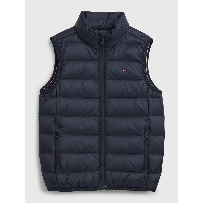 TOMMY HILFIGER - Parka Vest Unisex Essential Azul Niño
