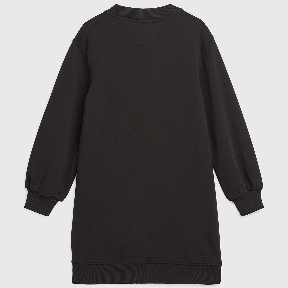 TOMMY HILFIGER - Vestido Polerón Con Logo Negro Niña