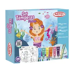 ARTEL - Temperas Set Fantasia 24 Piezas sirena