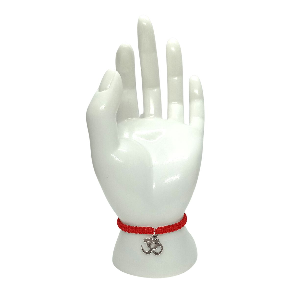 GENERICO - Pulsera Artesanal Hilo Rojo Dije Om