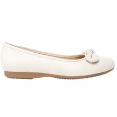 FLEXI - Ballerina Mujer Cuero Marie Blanco