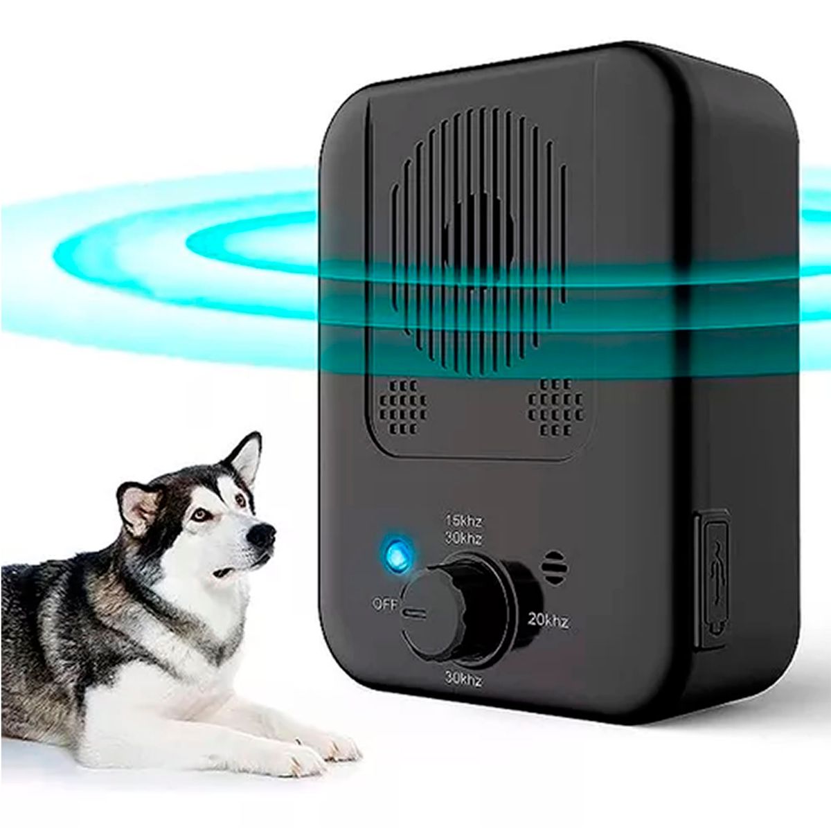 ESHOPANGIE - Dispositivo De Control De Ladridos De Perros 3 Modos Bark