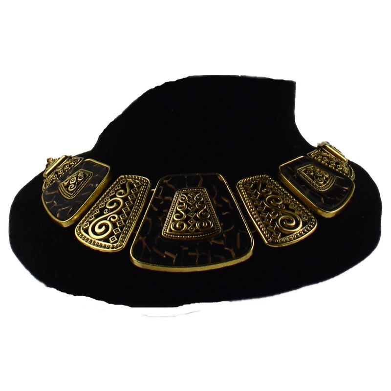 PALMATRI - Collar Pálmatri Acero Nefertiti