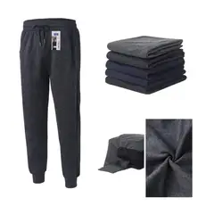 GENERICO - Pack 3 Pantalones Buzo Hombre Sin Polar/Con Puño Deportivo