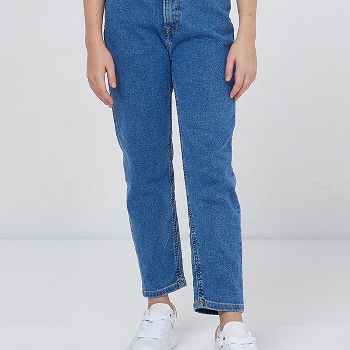 TOMMY HILFIGER - Jeans Classic De Talle Alto Azul Niña