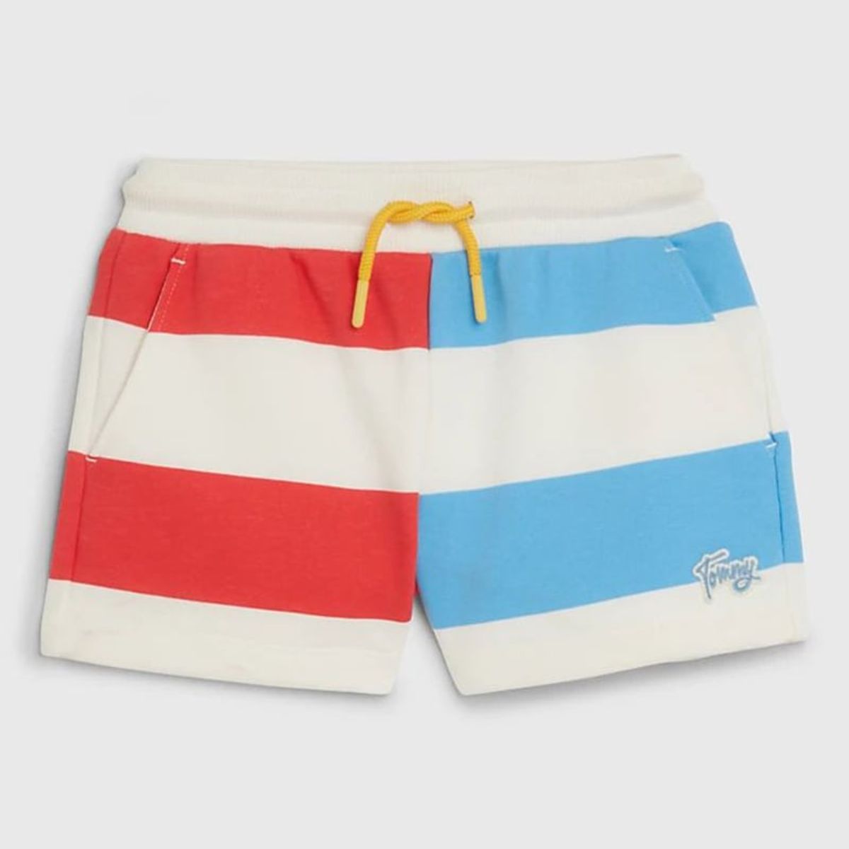 TOMMY HILFIGER - Shorts De Rayas Color Block Multicolor Niña