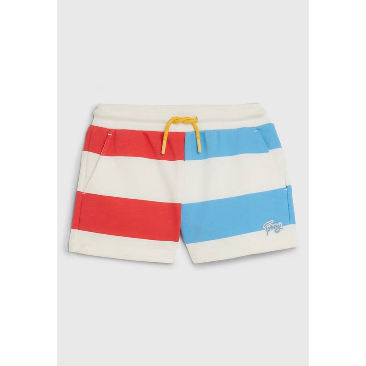 TOMMY HILFIGER - Shorts De Rayas Color Block Multicolor Niña