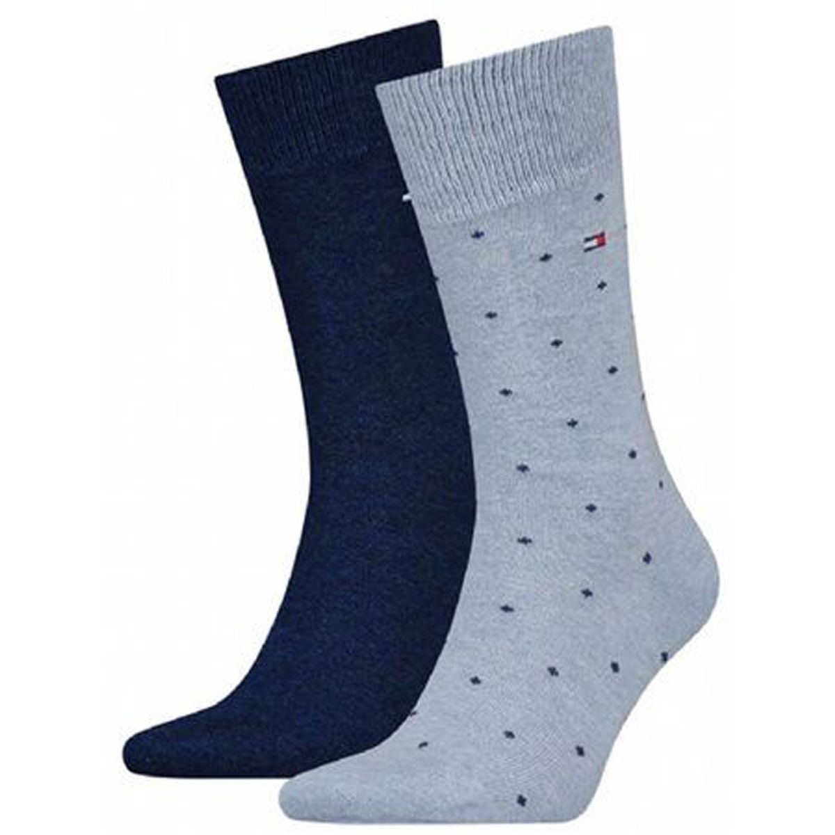 TOMMY HILFIGER - Pack De 2 Pares De Calcetines Print De Puntos Multicolor Hombre