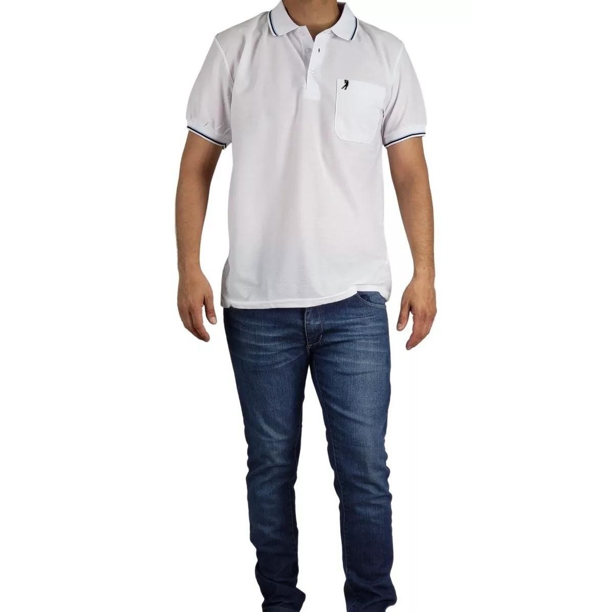 LOOK SHOP - Polera Piqué Hombre Premium Textura Suave 167