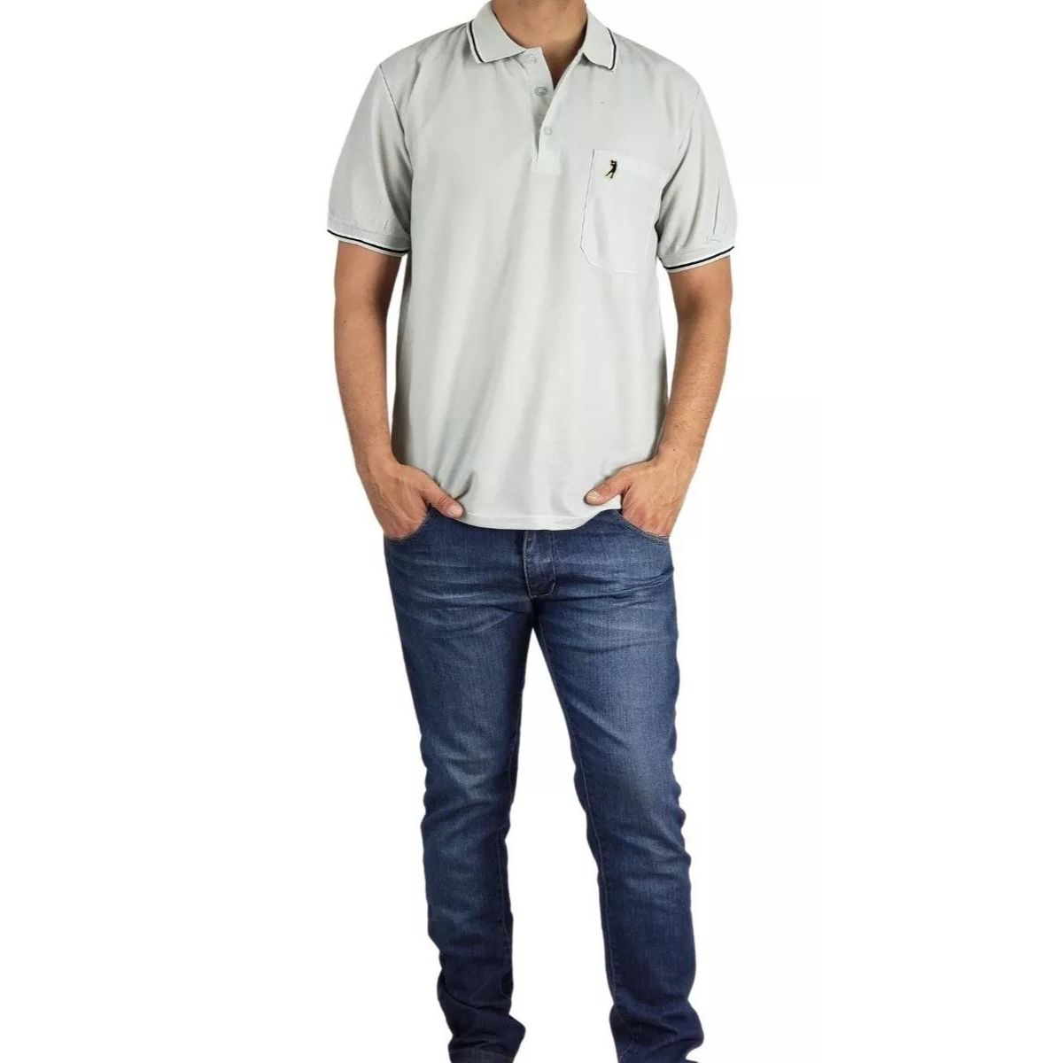 LOOK SHOP - Polera Piqué Hombre Premium Textura Suave 167