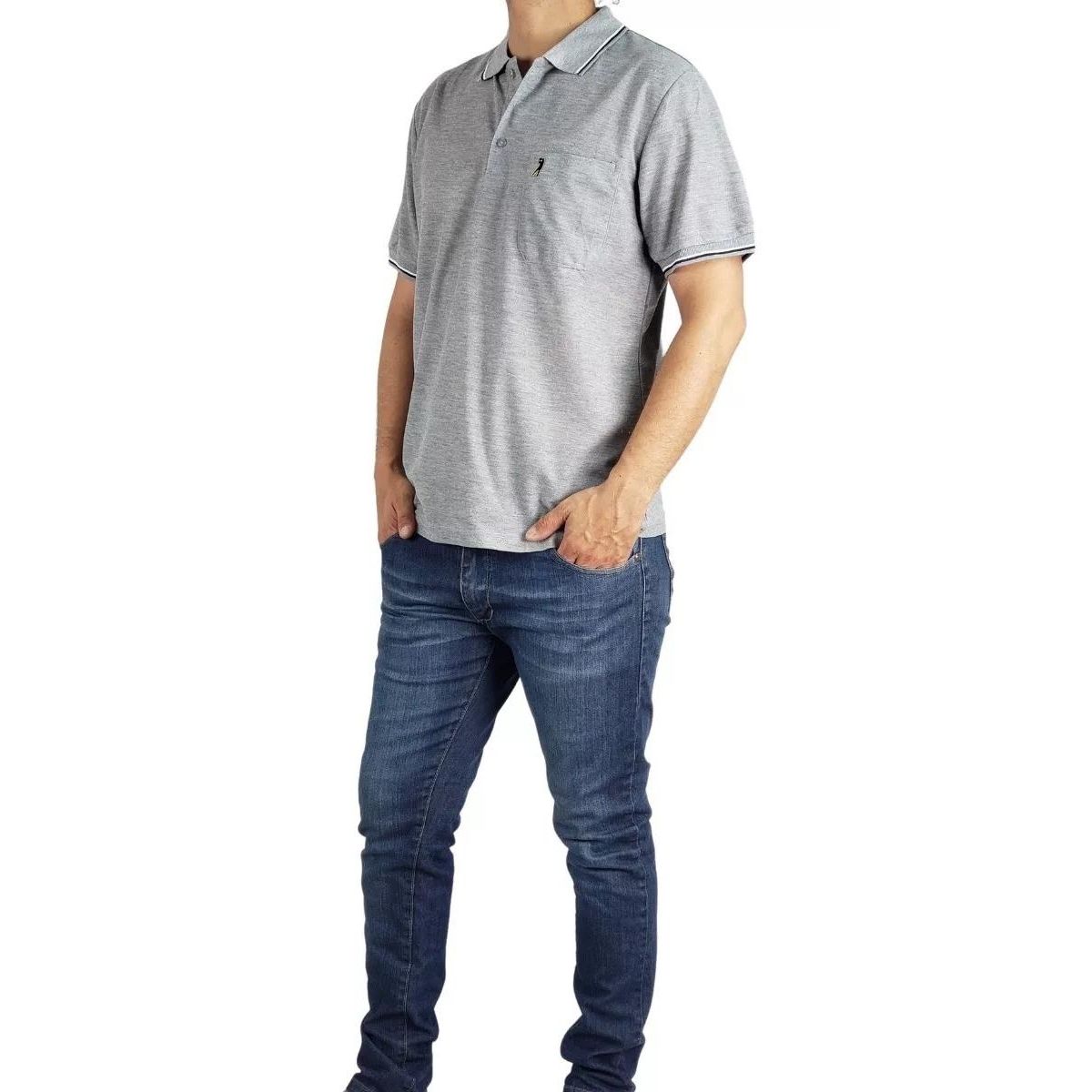 LOOK SHOP - Polera Piqué Hombre Premium Textura Suave 167