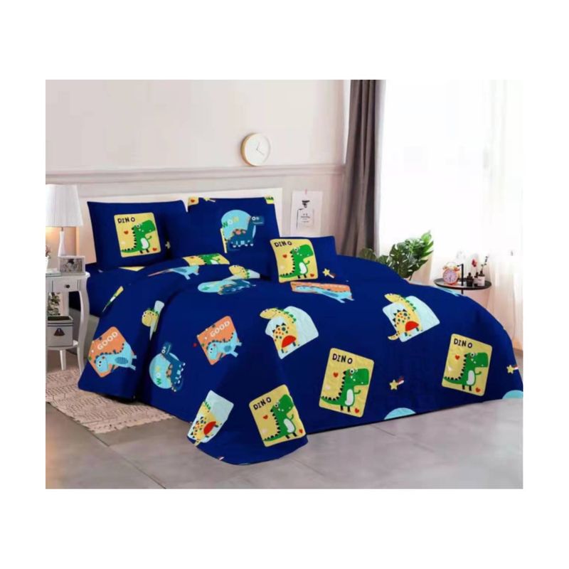 GENERICO - Cubrecama Quilt Verano 1.5 Plaza y Media Infantil 230X180 cm