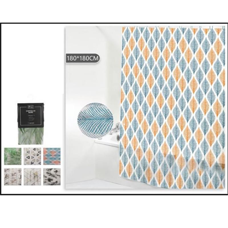 ANENG - Cortina De Baño Estampado 180 X 180 Cms