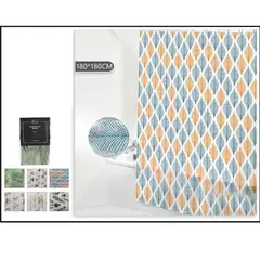 ANENG - Cortina De Baño Estampado 180 X 180 Cms