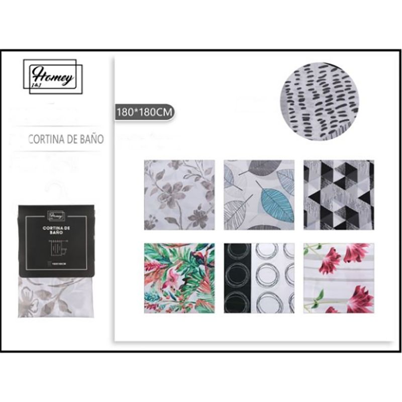 ANENG - Cortina De Baño Waterable 180 x 180cm Resistente Al Agua Estampado
