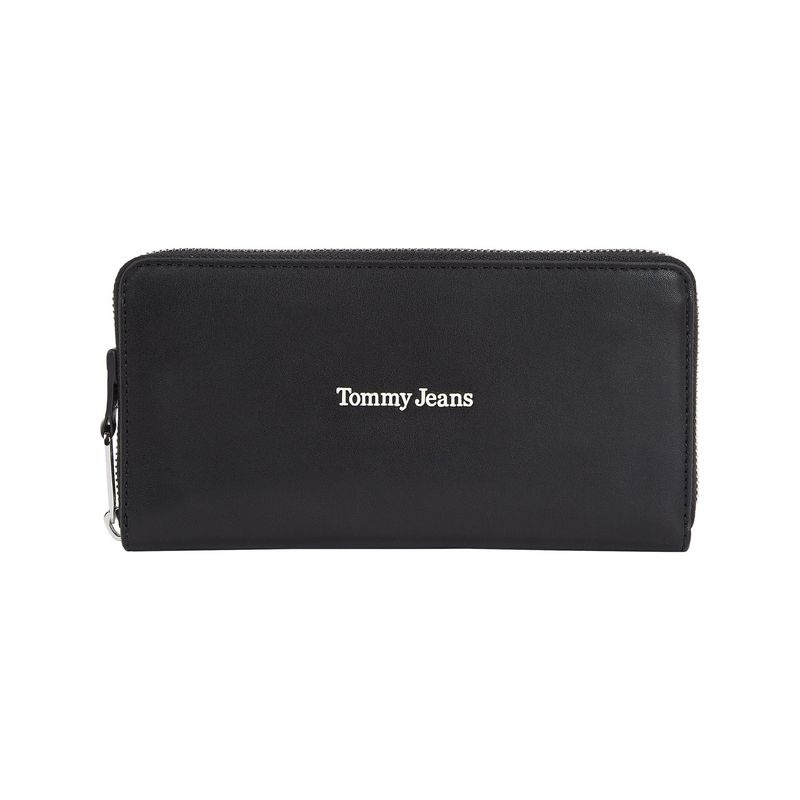 TOMMY HILFIGER - Billetera Stadium Largo Negro Mujer