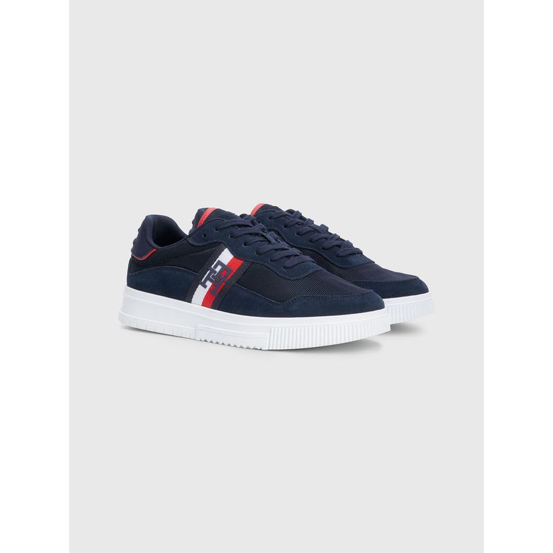 TOMMY HILFIGER - Zapatillas Supercup Mix Azul Hombre…
