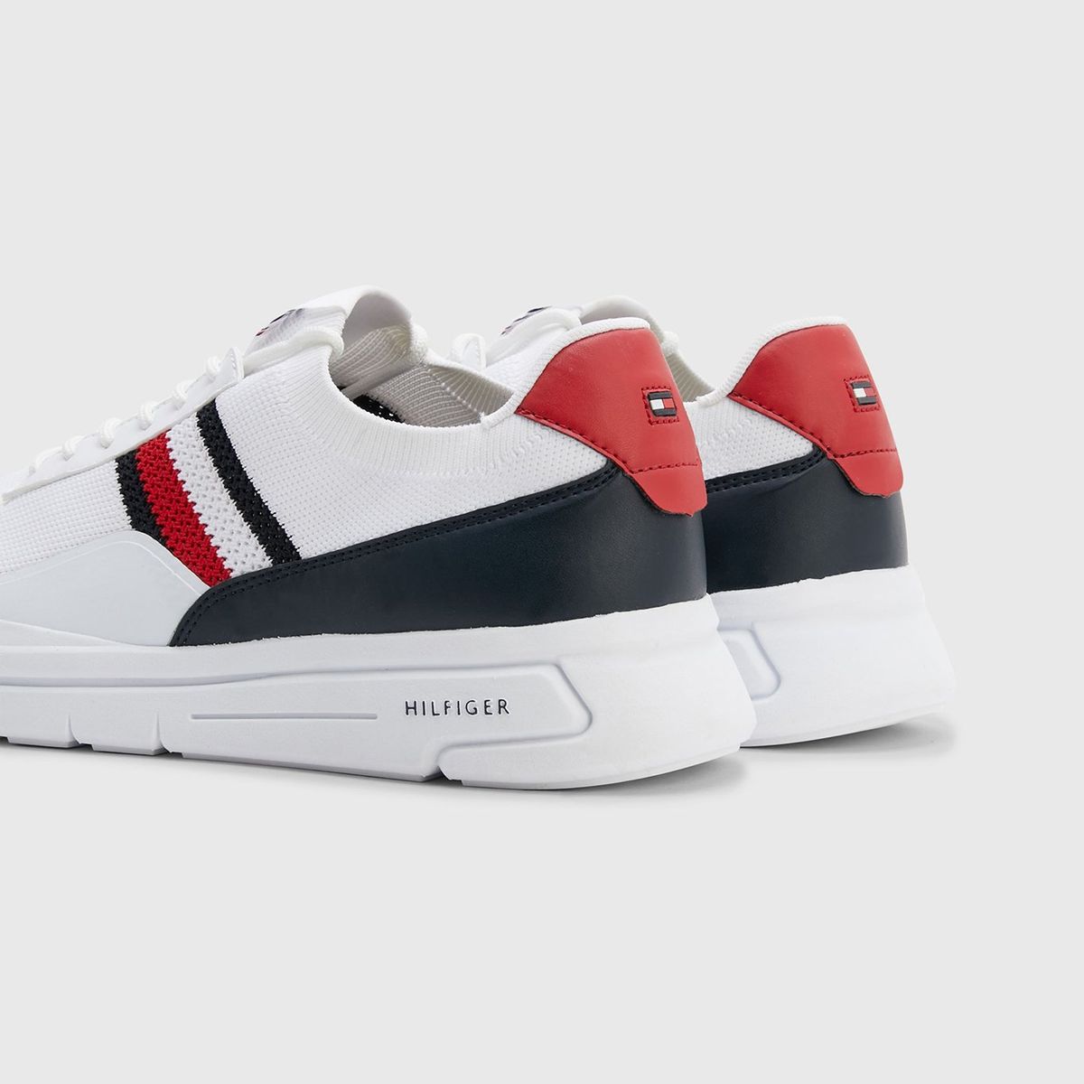 TOMMY HILFIGER - Zapatillas Light Stripe Logo Blanco Tommy Hilfiger