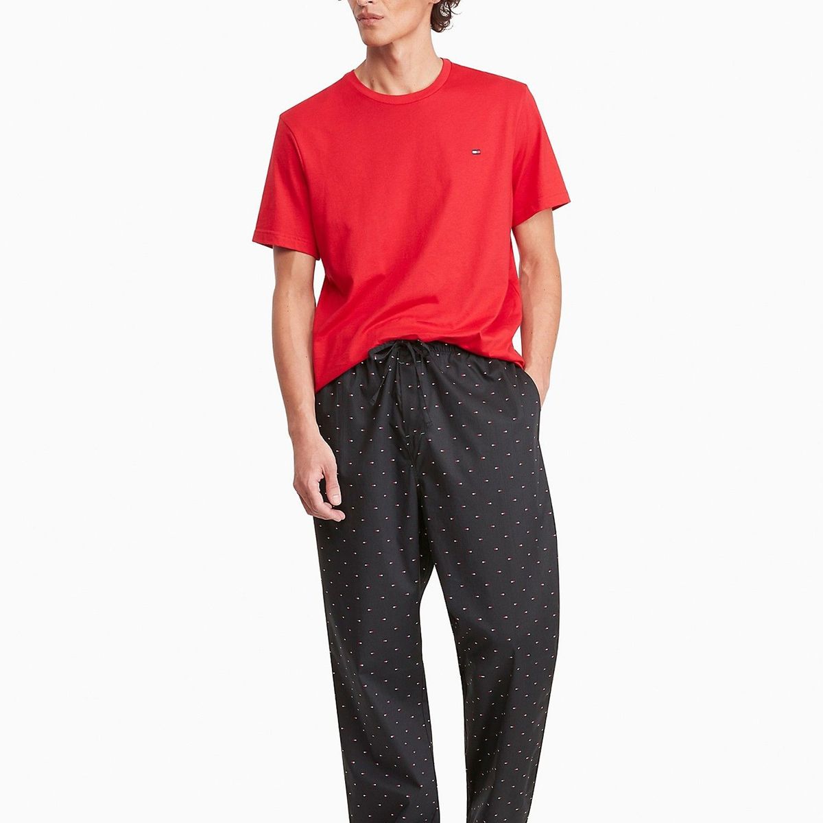 TOMMY HILFIGER - Set Pijama Con Logo Multicolor Hombre