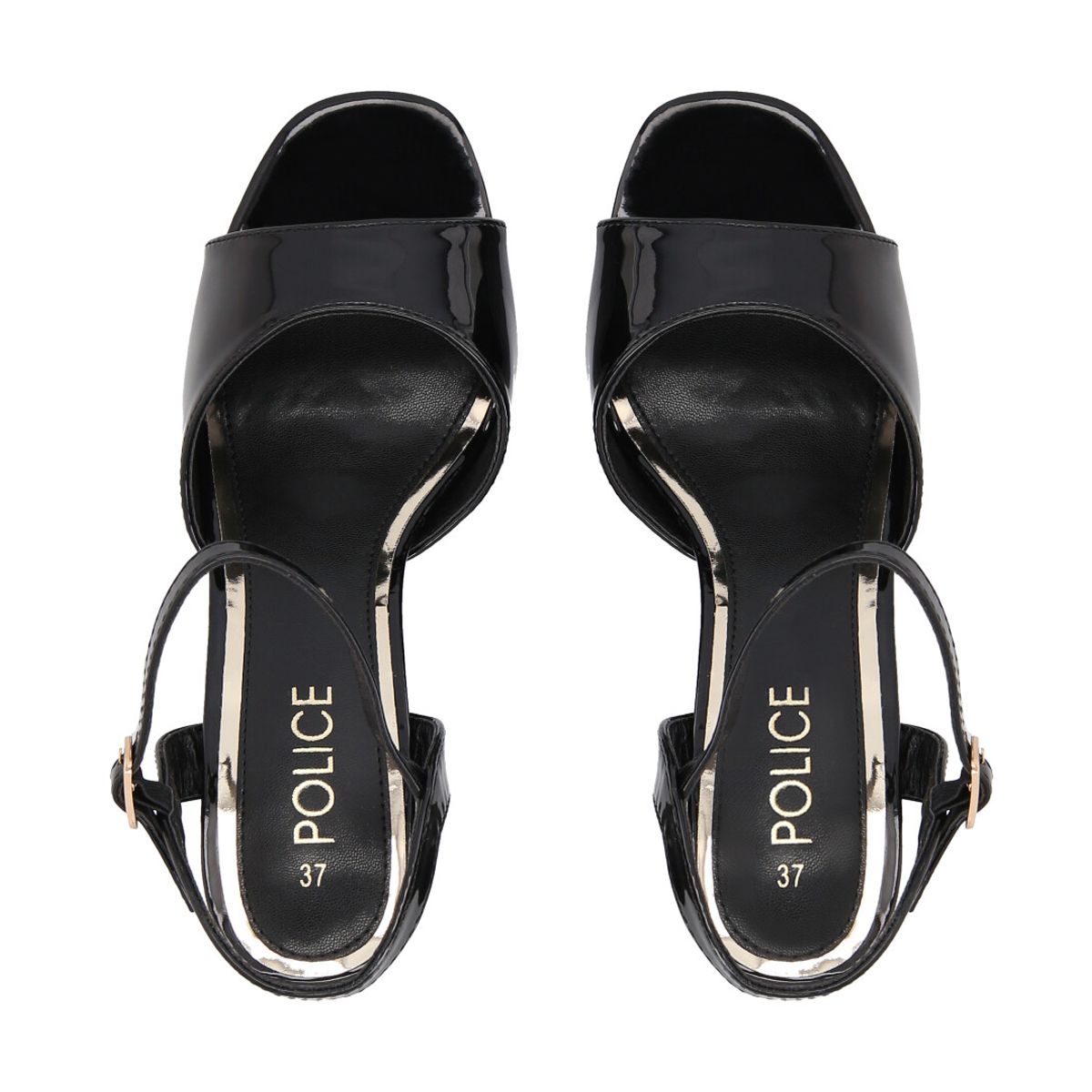 POLICE - Sandalia Mujer Negro Roxy Police