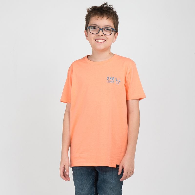 O'NEILL - POLERA MANGA CORTA COMPANY  NARANJO CLARO