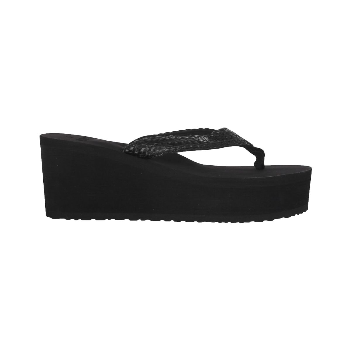 BAMERS - Sandalia Mujer  Bamers Flip Platform Negro