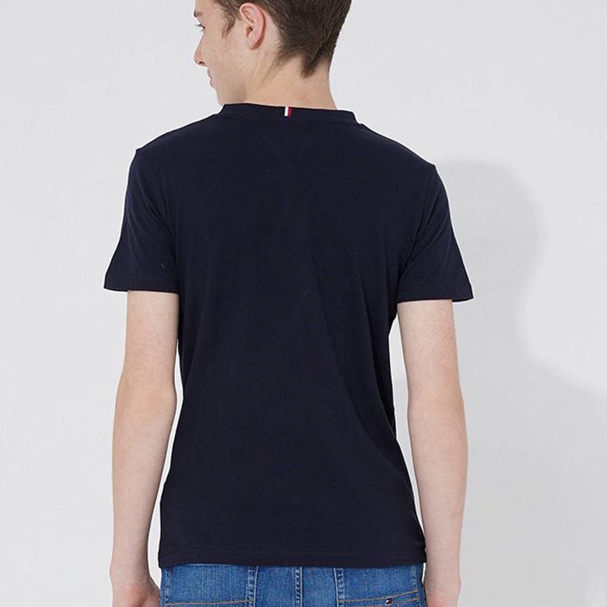 TOMMY HILFIGER - Polera Logo Established 10985 Azul Niño