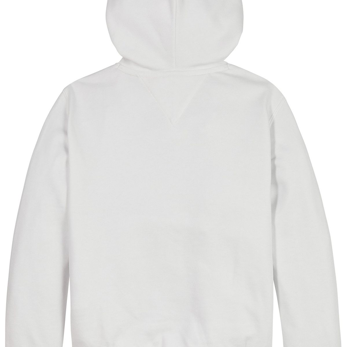 TOMMY HILFIGER - Polerón Hoodie Con Logo Y Cierre Blanco Niña